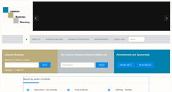 Desktop Screenshot of lebanonexportdirectory.com